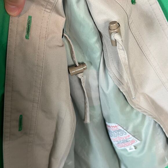 London Fog Green Coat Size 14 Reg - Picture 14 of 16